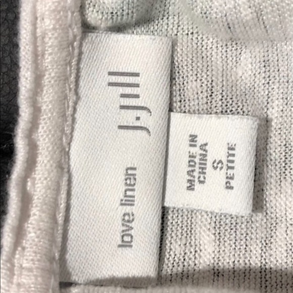 J. Jill Love Tropical Island Palm Tree Linen Tank - Picture 6 of 8